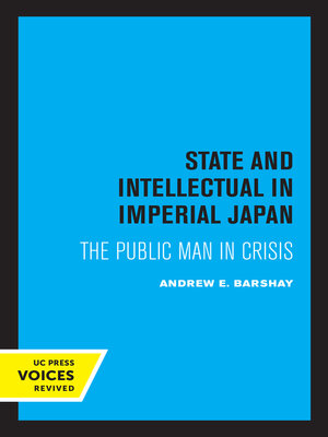 cover image of State and Intellectual in Imperial Japan